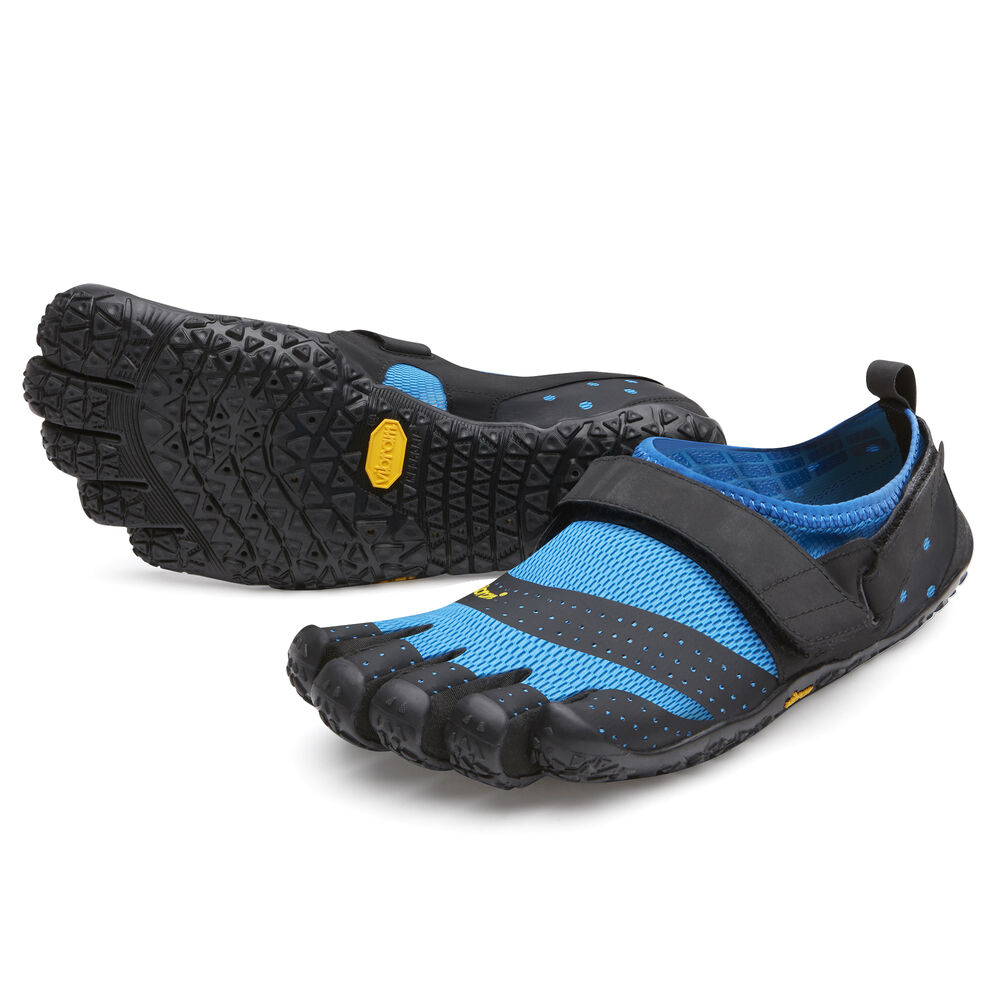 Vibram Fivefingers V-Aqua Erkek Su Ayakkabı Mavi/Siyah,SI4509367